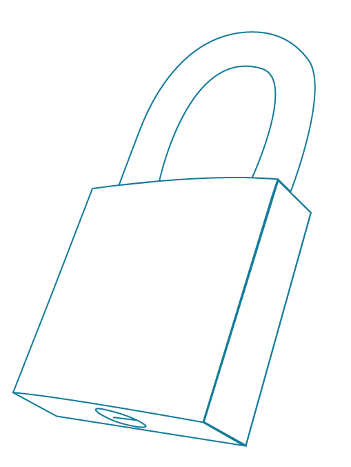Graphic of a lock